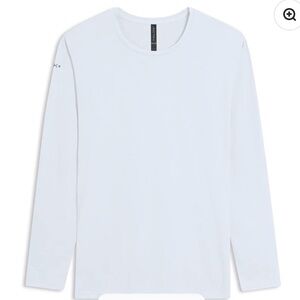 ANETIK Low Pro Tech Sun Protect outdoors Long Sleeve White Heathered $65